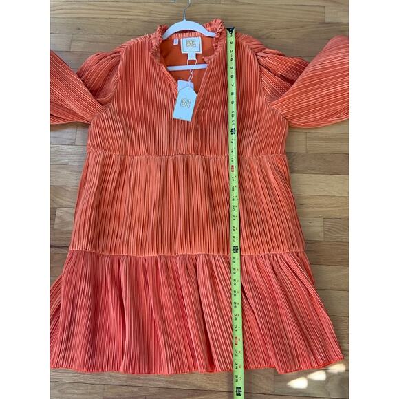 Emily McCarthy FRANKIE DRESS IN CORAL NWT size small - Picture 7 of 9